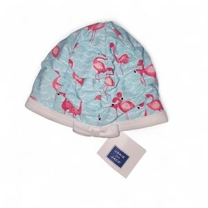 Janie and Jack Flamingo Print Baby Swim Cap - NWT - 0-6 Months
